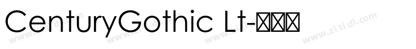 CenturyGothic Lt字体转换 CenturyGothic Lt字体转换